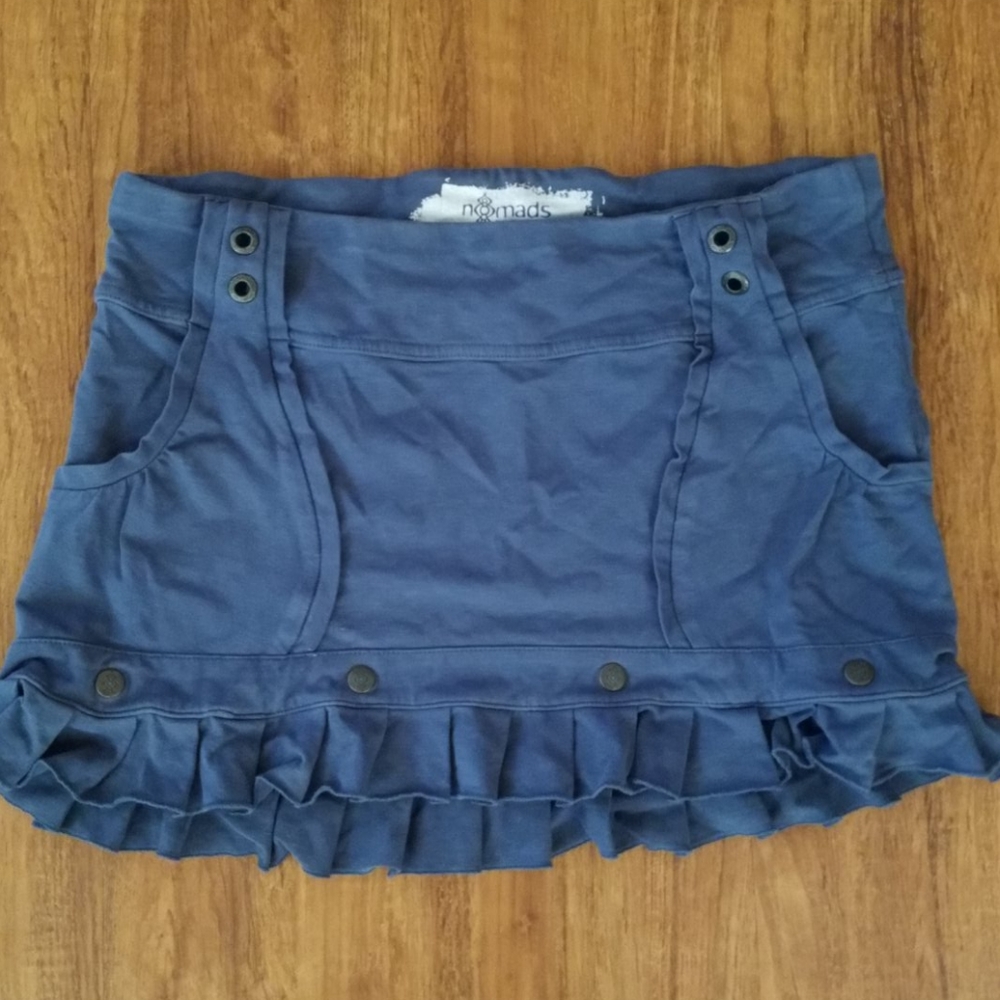 Nomad blue mini skirt